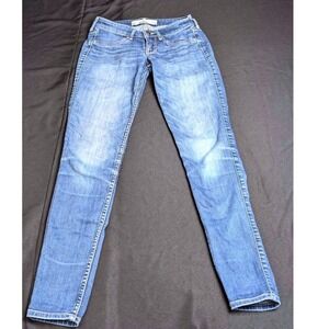 Hollister ~ OOR Skinny Jeans ~ Size W23/L29 ~ Low Rise Medium Wash Denim